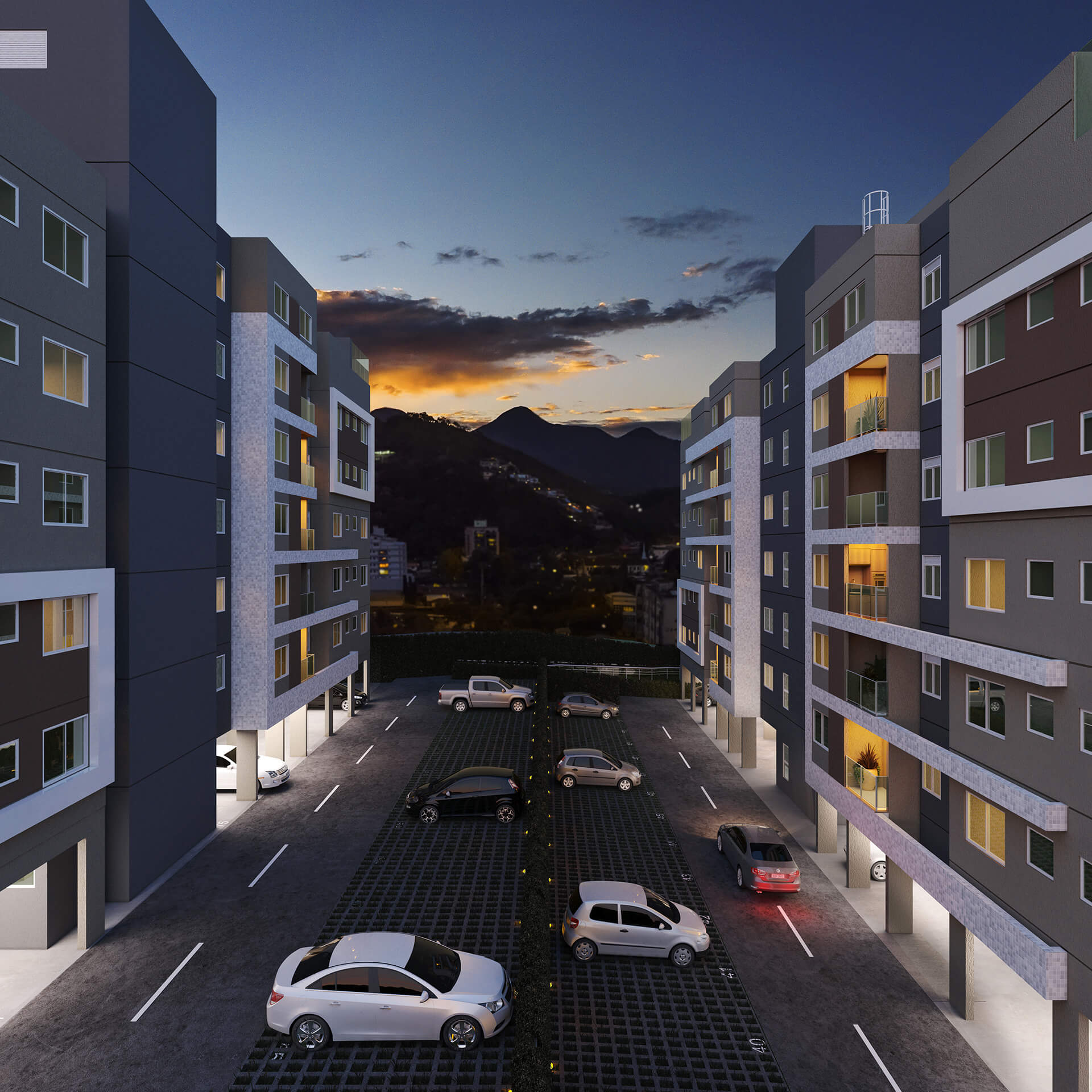Imagem da Fachada do Infinity Residencial